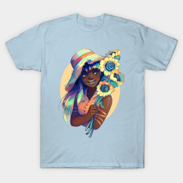 Sunflowers T-Shirt by GDBee